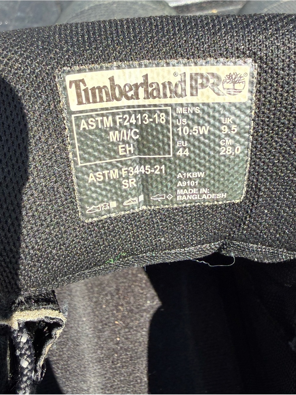 Men’s Ridgework Timberland PRO Comp Safety Toe Rugged Work Boots - Picture 10 of 13